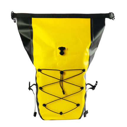 yellow cycling bag